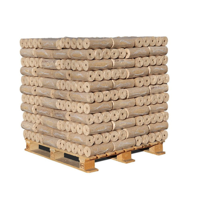 Briquetes MegaRuf BioBriq – palete 972 kg – madeira natural