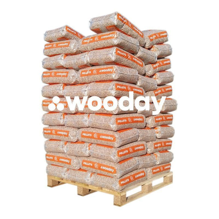 Pellets Wooday – palete de 65 sacos de 15 kg