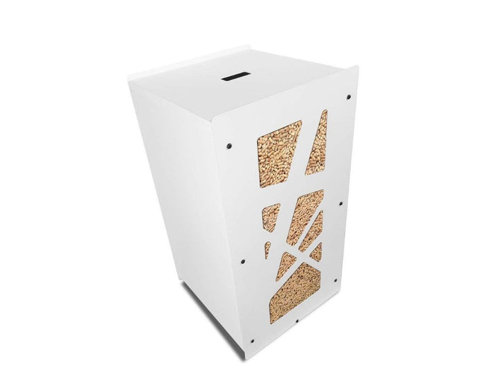 Caixa para pellets Granulebox Archi – branca – 55 kg
