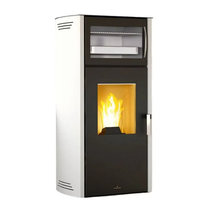 BRONPI Noa Horno - salamandra a pellets de 11 kW com forno