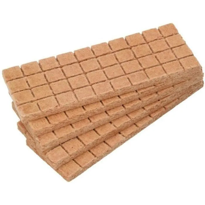 Acendalhas de lã de madeira - 200 cubos