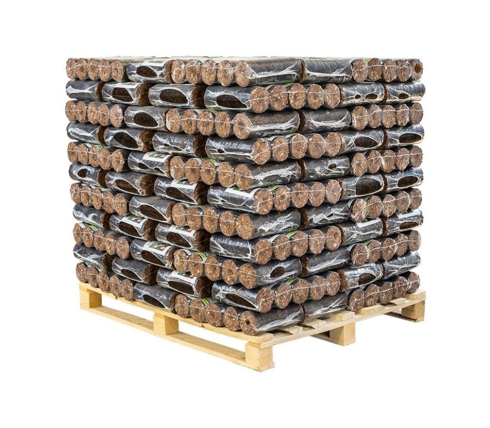 Briquetes Confort mix PEFC – 960 kg – 4,9 kWh – 80 caixas