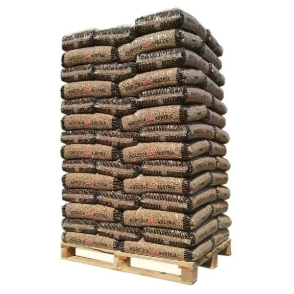 Pellets BIO-ENERGIE – palete de 66 sacos de 15 kg