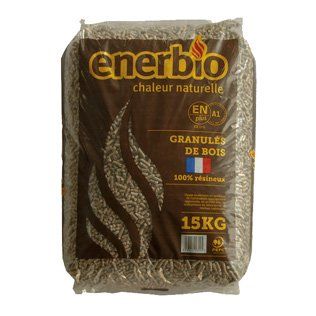 Pellets ENERBIO – palete de 66 sacos de 15 kg