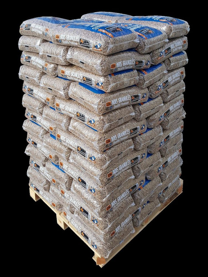 Pellets Woodstock – palete de 72 sacos de 15 kg