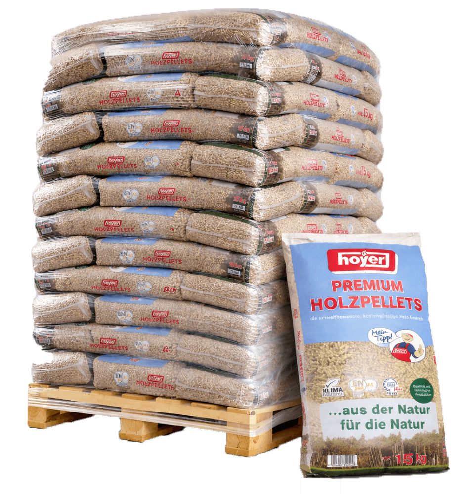 Pellets Hoyer ENplus A1 – 990 kg – 66 sacos