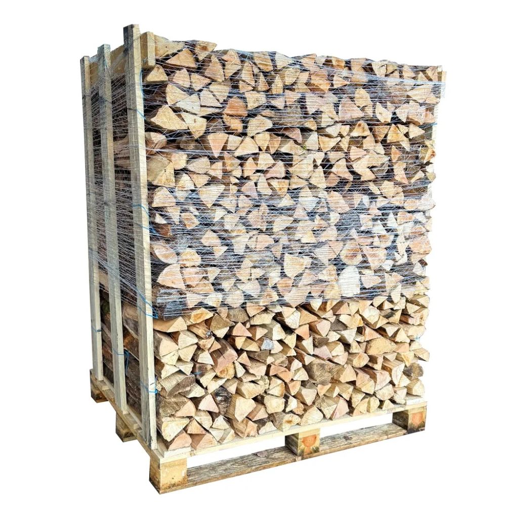 Lenha para grelhador e aquecimento – pizza e pão – faia seca em estufa 50 cm – 2 esteres em palete
