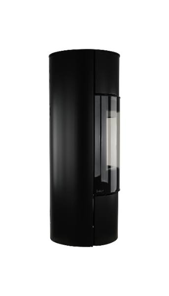 Salamandra a lenha Ember F-11 VG porta totalmente em vidro