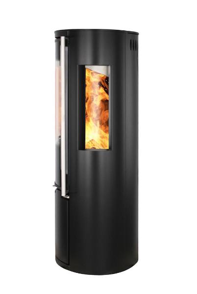 Salamandra a lenha Ember E-15 VG três faces envidraçadas