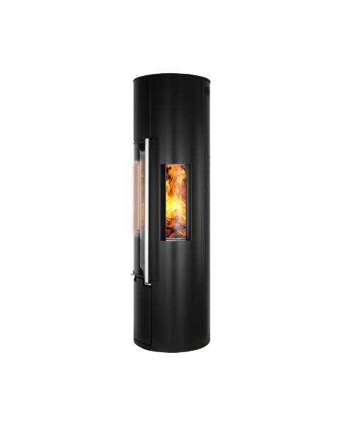 Salamandra a lenha Ember E-15 XL VG três faces envidraçadas