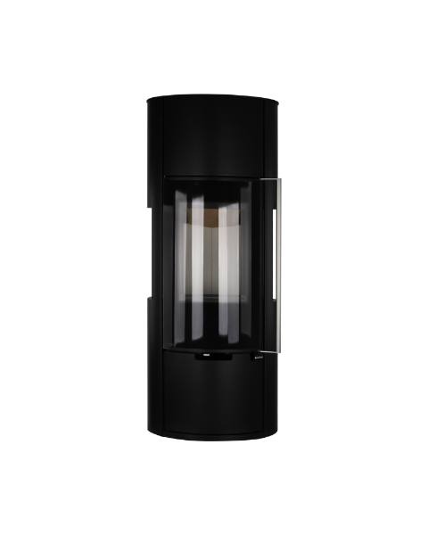 Salamandra a lenha Ember E-15 XL VG três faces envidraçadas