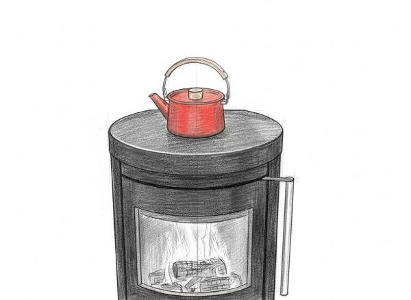 Salamandra a lenha Ember Cook – aquecer e cozinhar