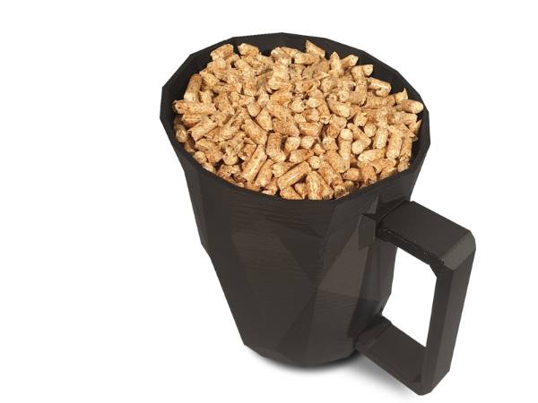 Pá para pellets em plástico ABS para Granulebox