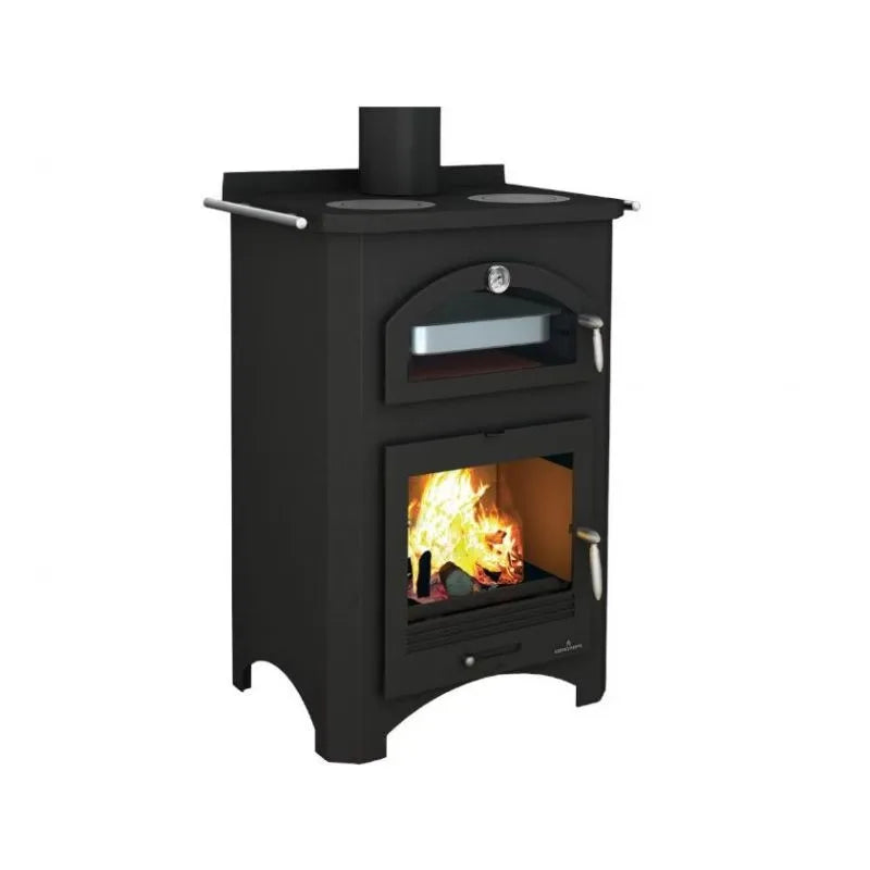 BRONPI Monza - 14 kW salamandra a lenha com forno