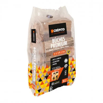 Lenha Premium Crépito - 30 cm - palete de 2 m³