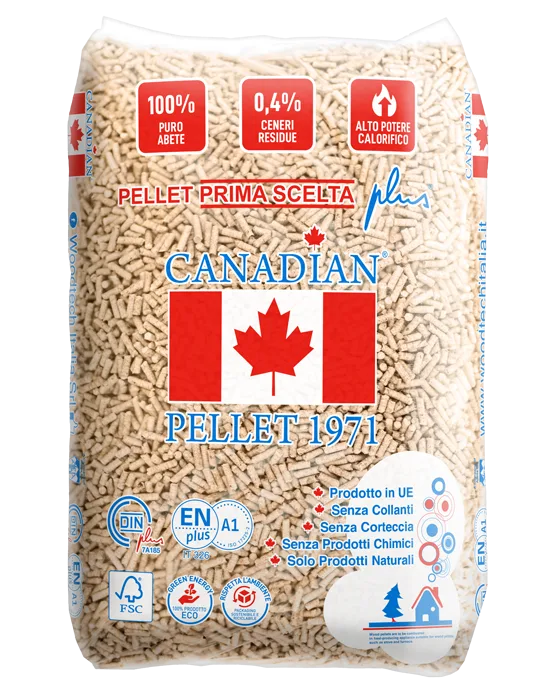 Canadian pellets de madeira 15 kg - palete de 70 sacos (qualidade premium canadiana)
