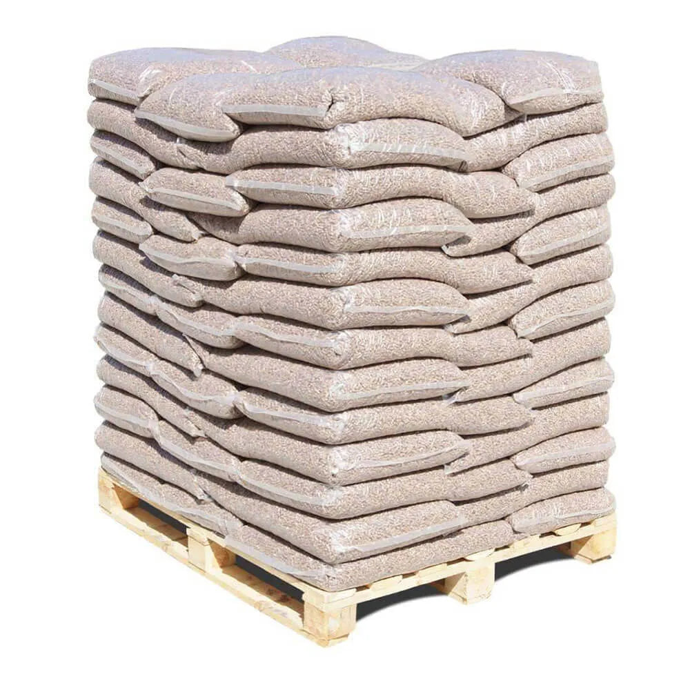 DINplus pellets de madeira - palete de 75 sacos de 10 kg