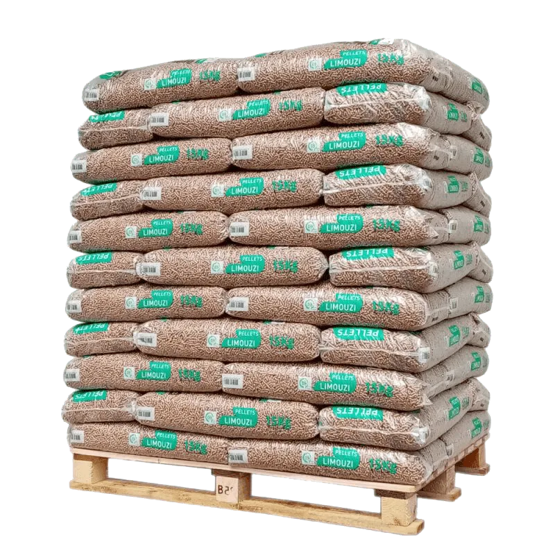Pellets - palete de 66 sacos de 10 kg