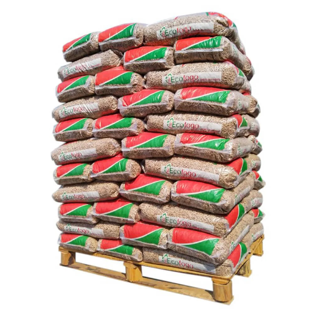 Pellets Ecofogo - palete de 66 sacos de 15 kg