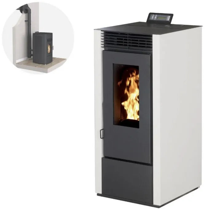 MARINA - 14 kW recuperador de pellets estanque com kit de ventilação