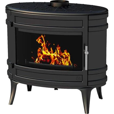 Salamandra a lenha 12 kW - ferro fundido