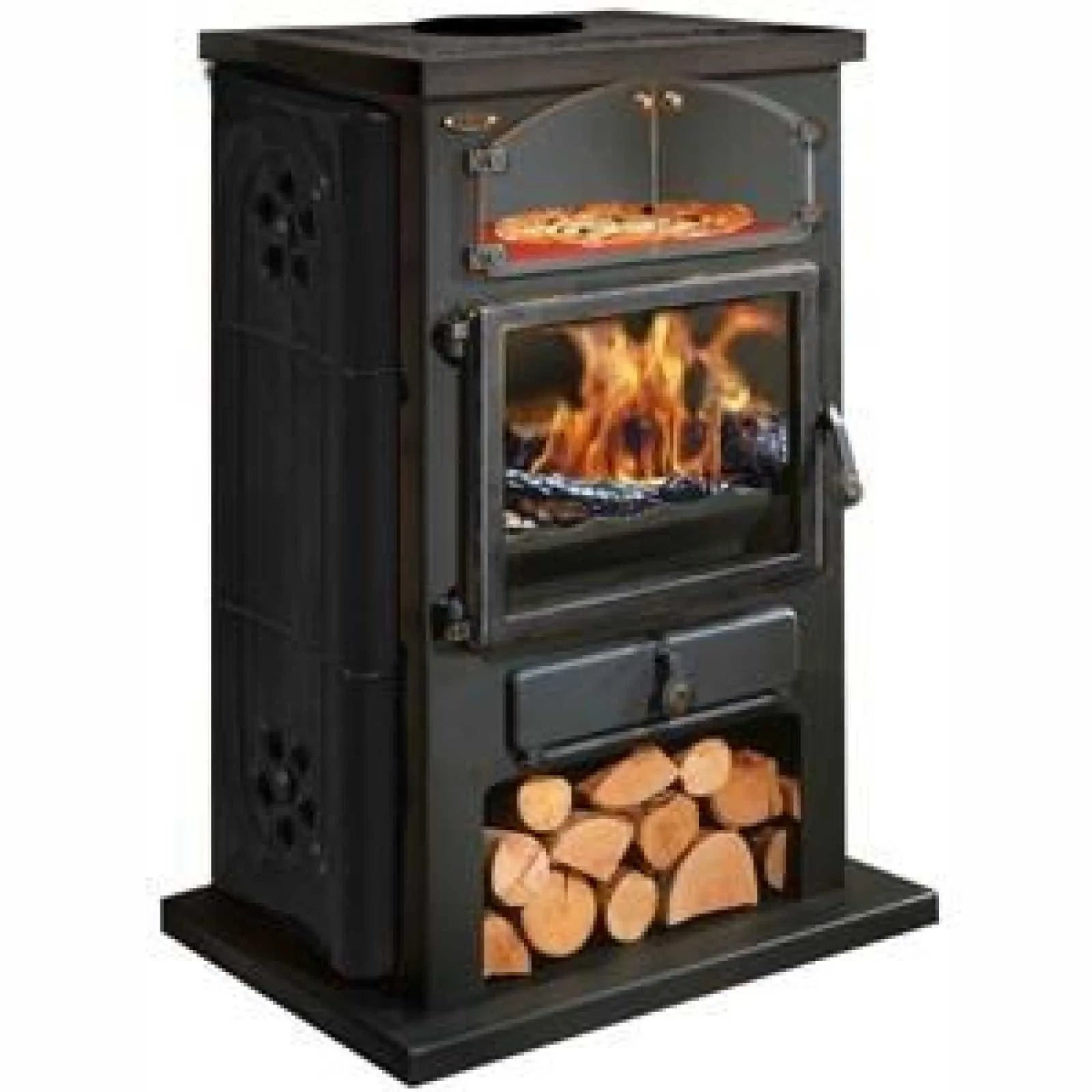 Salamandra a lenha Chamonix XXL cerâmica - 12 kW