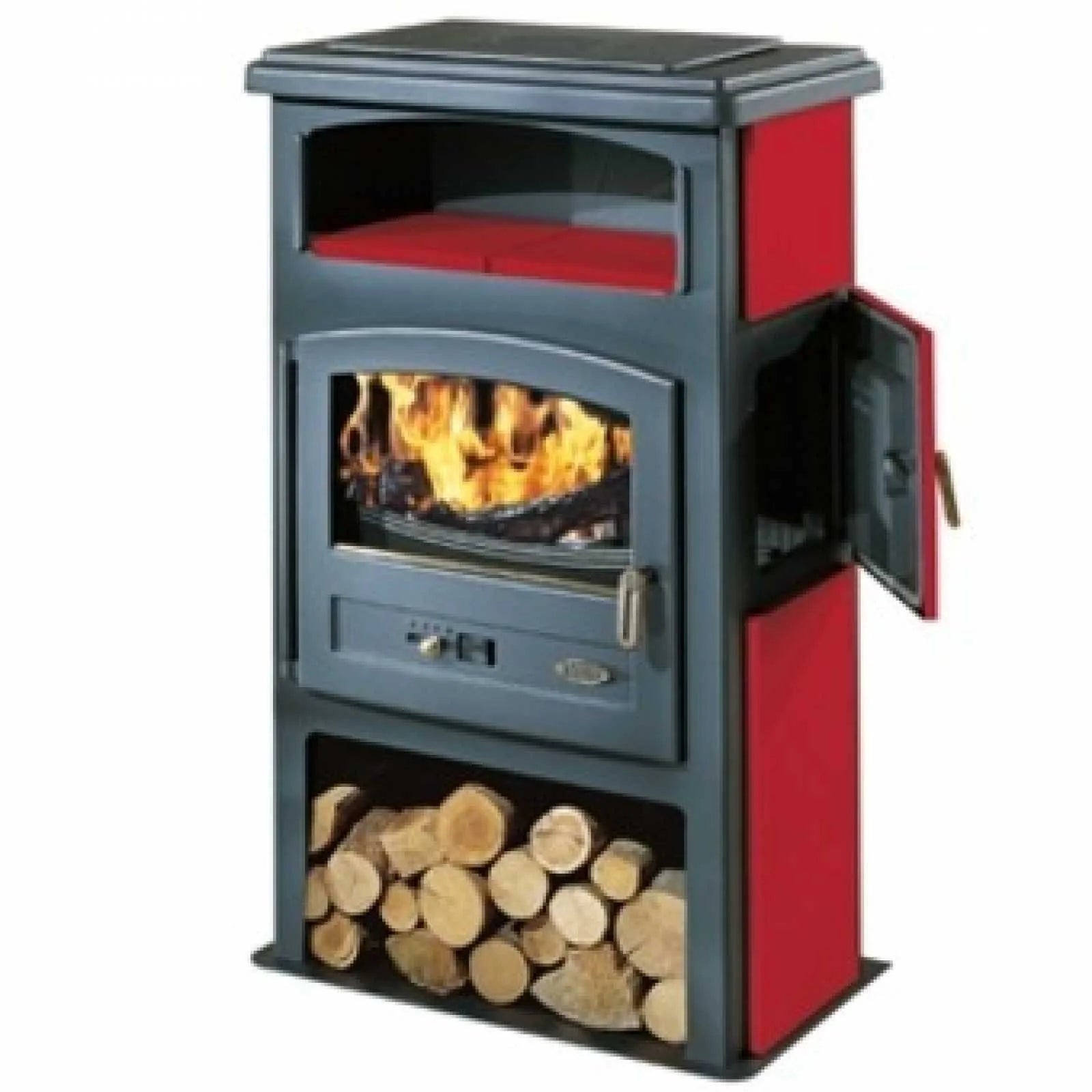 Salamandra a lenha Eco - 11 kW
