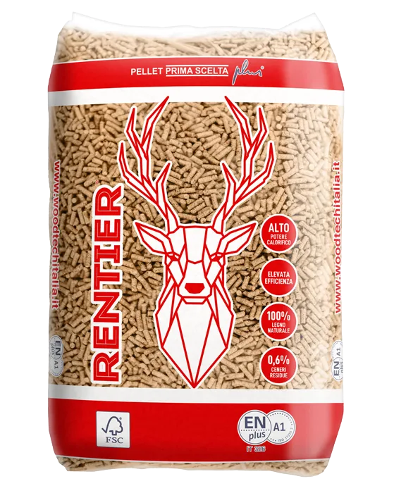 RENTIER pellets de madeira - palete de 70 sacos de 15 kg