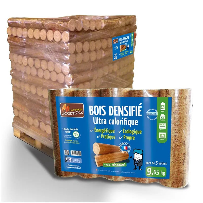 Briquetes caloríficos WOODSTOCK - palete de 104 sacos